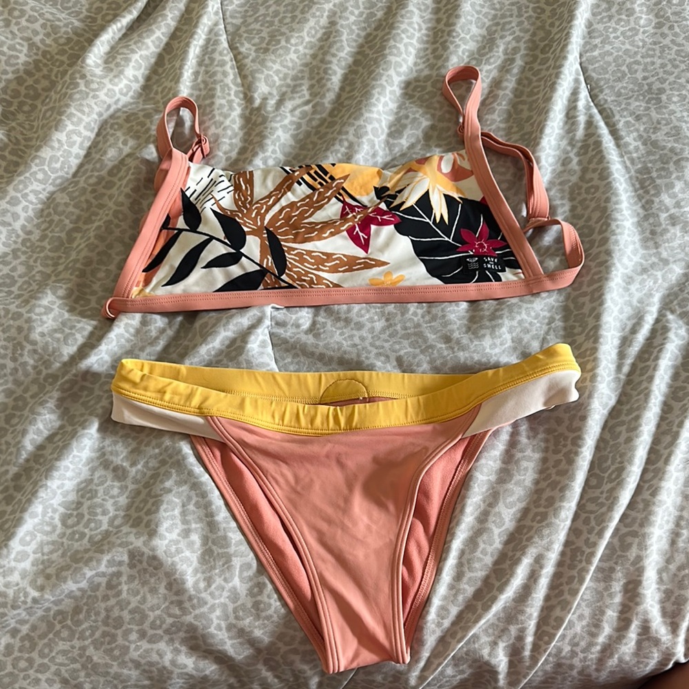Roxy Multicolor Floral Bikini